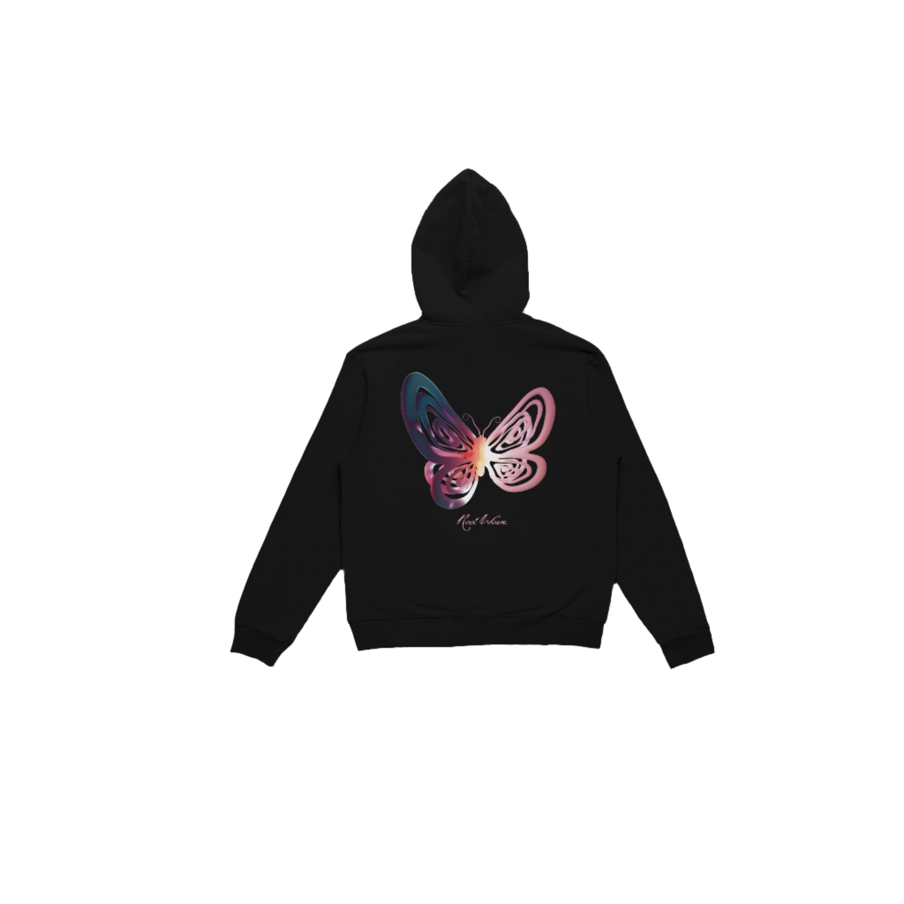 Halsey multicolor top butterfly hoodie