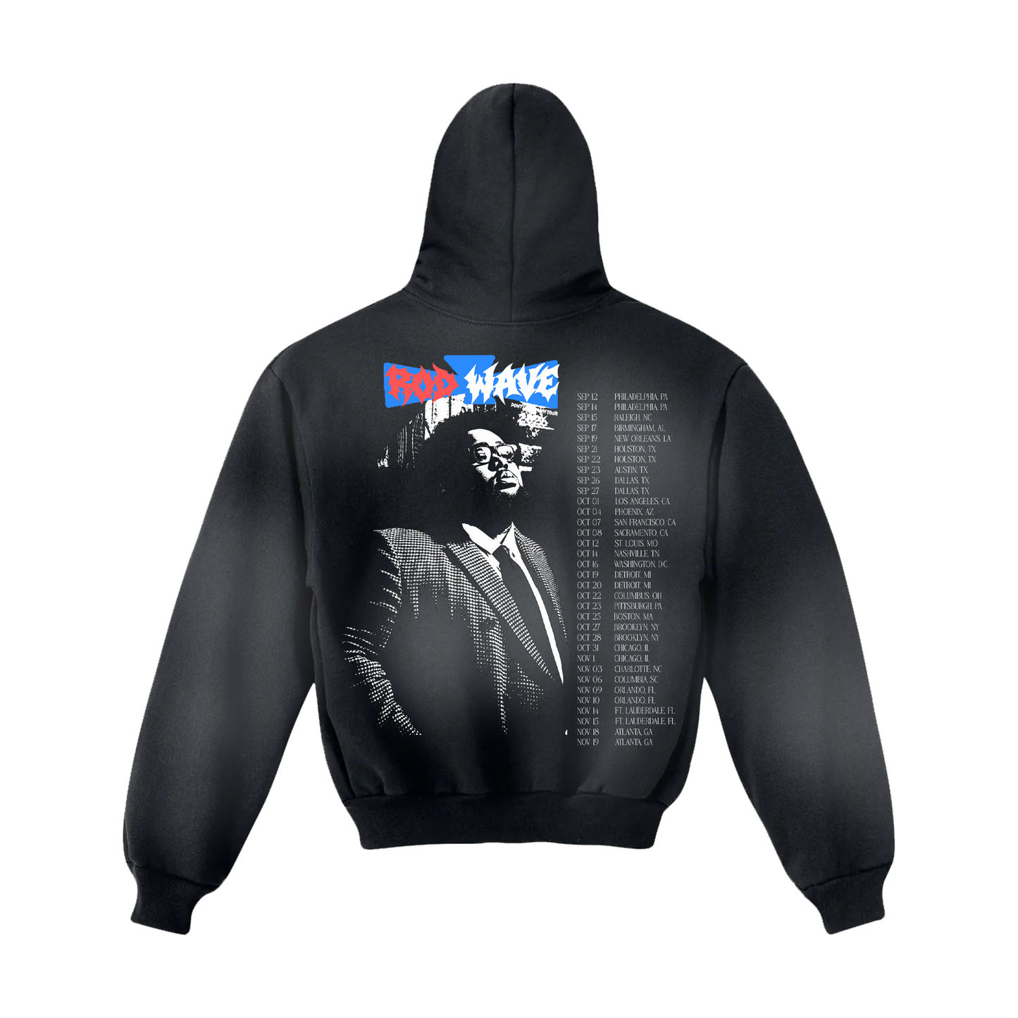 Rodfather Zip Up — Washed Black