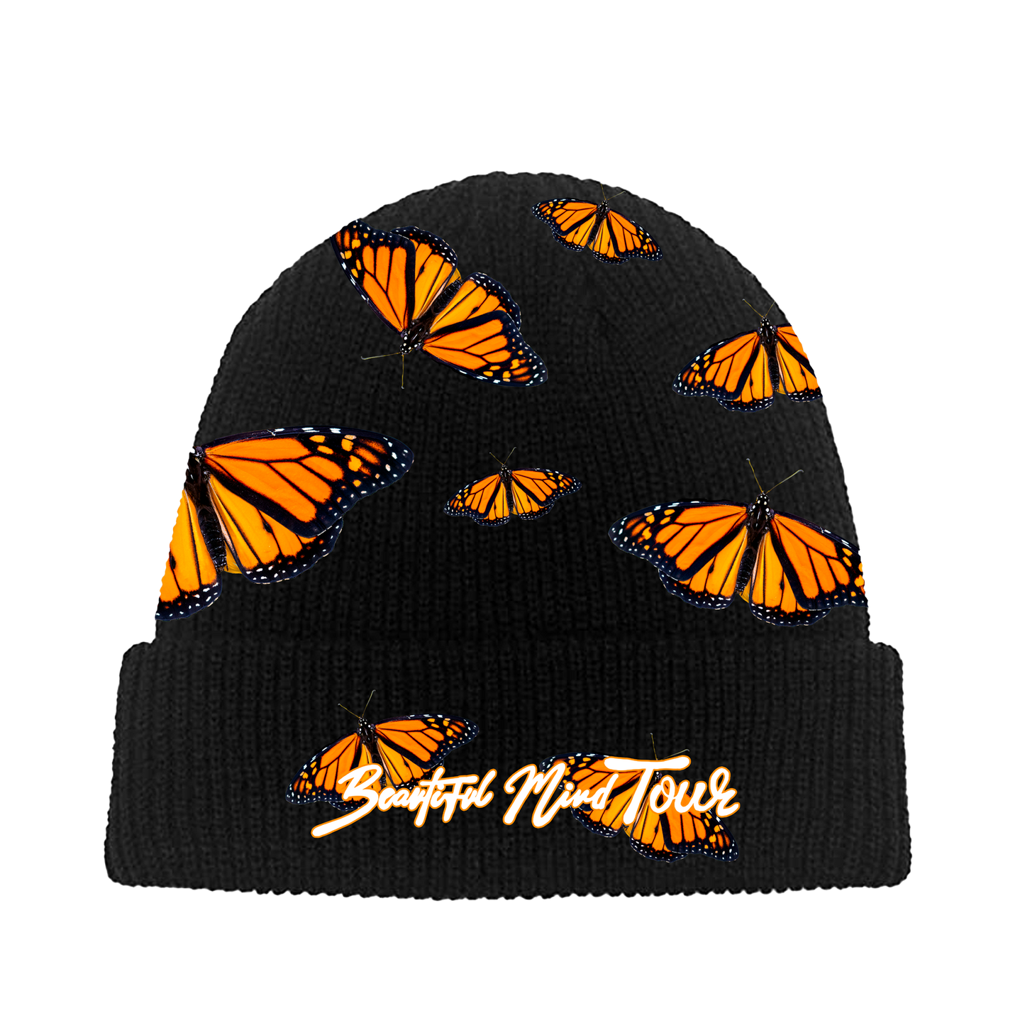 All-Over Butterfly Beautiful Mind Beanie