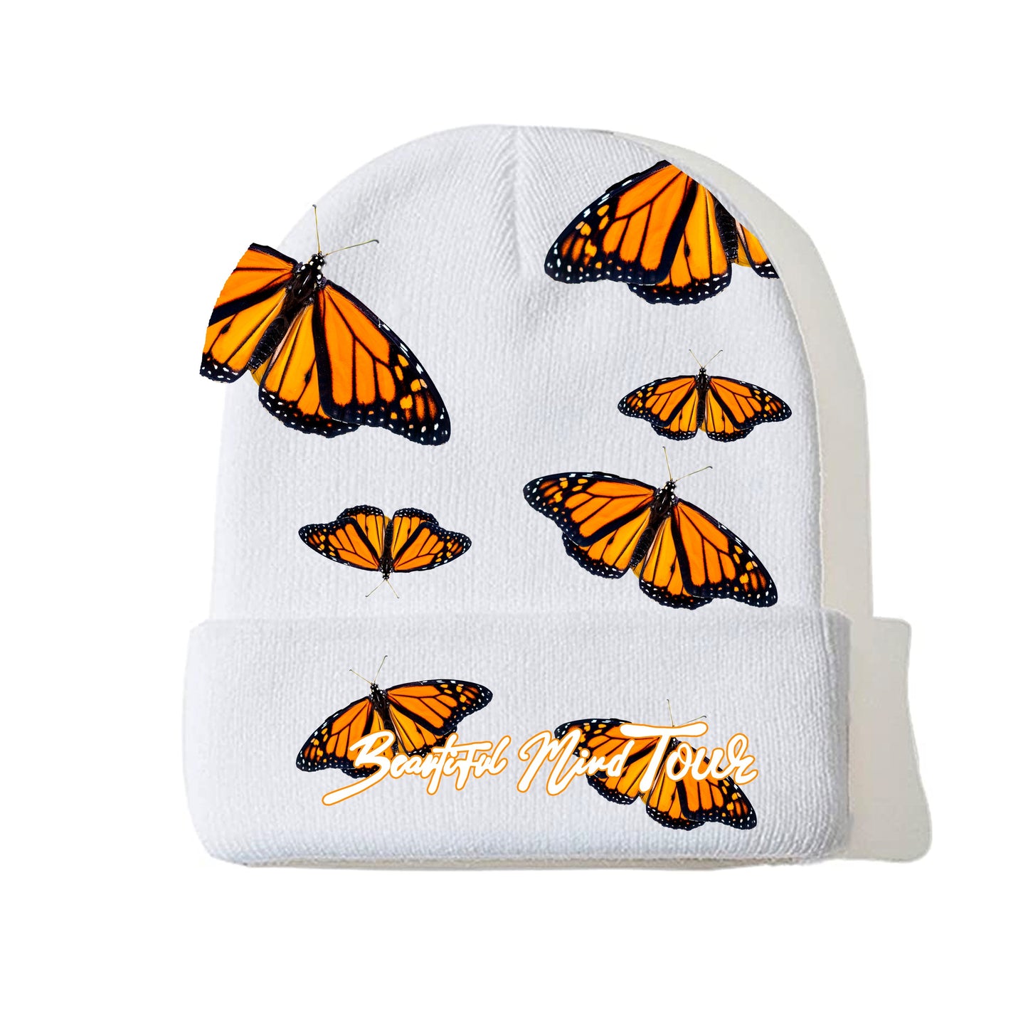 All-Over Butterfly Beautiful Mind Beanie