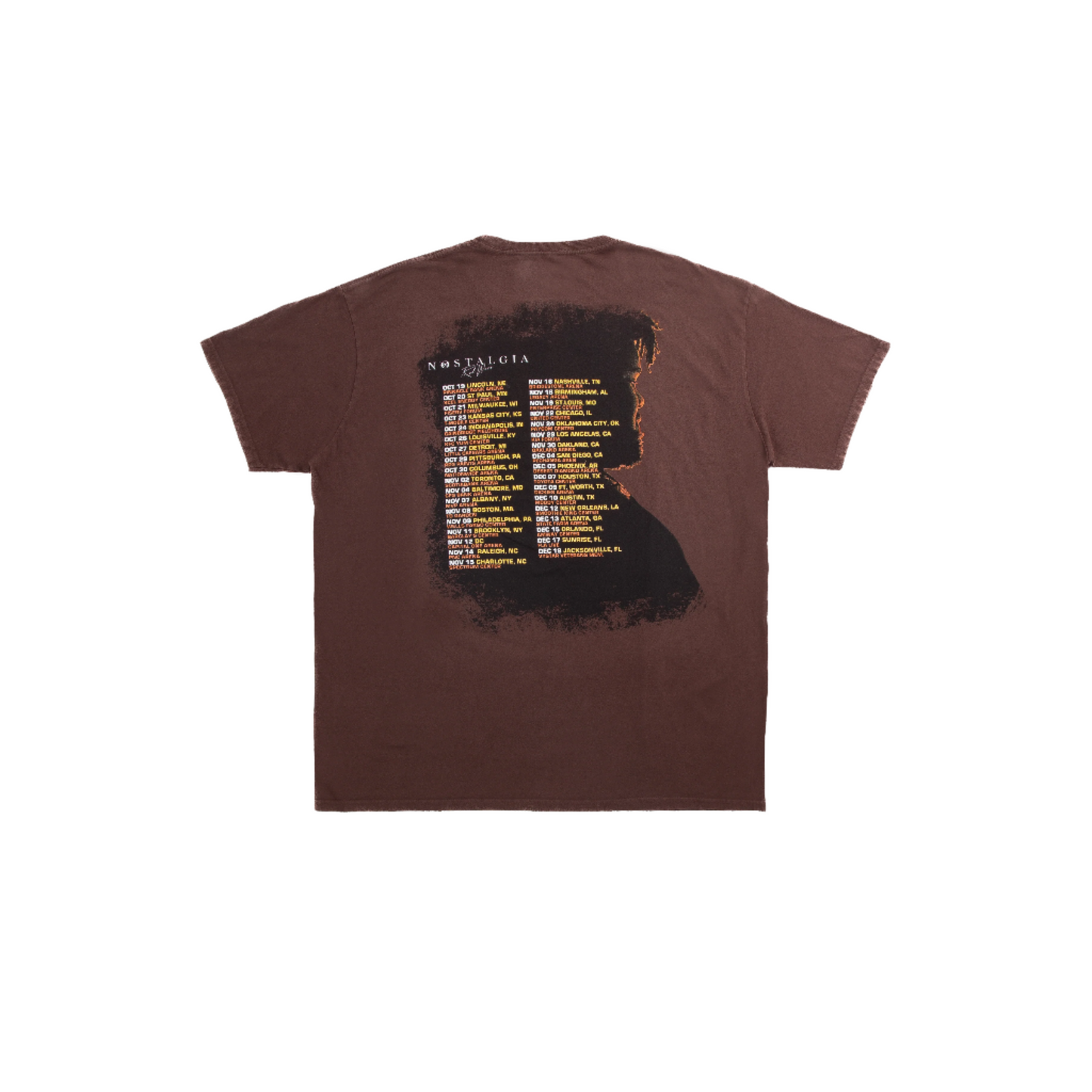 Nostalgia Oversized Brown Tee