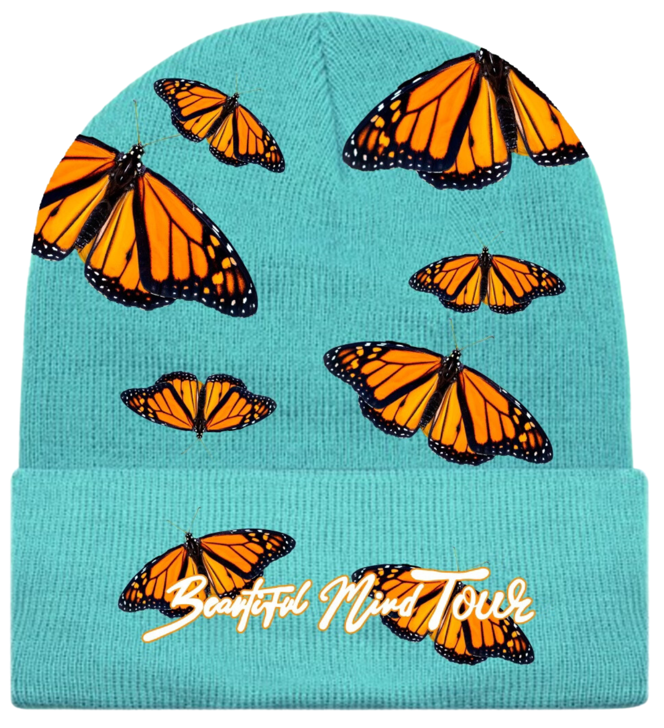 All-Over Butterfly Beautiful Mind Beanie